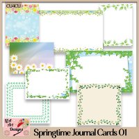 Springtime Journal Cards 01 - CU4CU